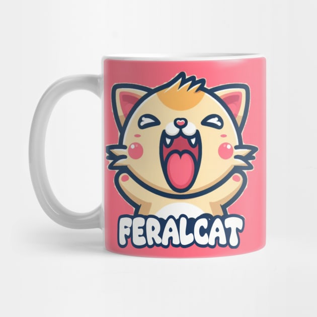 feral cat by AOAOCreation